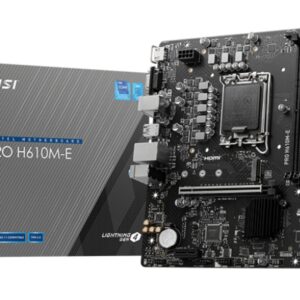 PLACA BASE MSI PRO H610M-E 1700 MATX 2XDDR5