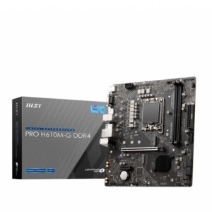 PLACA BASE MSI PRO H610M-G D4 1700 MATX 2XDDR4