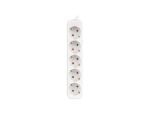 REGLETA LANBERG 5 TOMAS SCHUKO BLANCA 1.5M