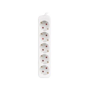 REGLETA LANBERG 5 TOMAS SCHUKO BLANCA 1.5M