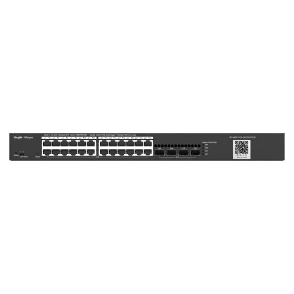 SWITCH RUIJIE REYEE RG-NBS3100-24GT4SFP-P GIGALAN 24p SFP 4p POE+ L2 GESTIONABLE