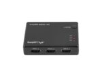 SWITCH VIDEO LANBERG 3 X HDMI + MICRO USB NEGRO CONTROL REMOTO