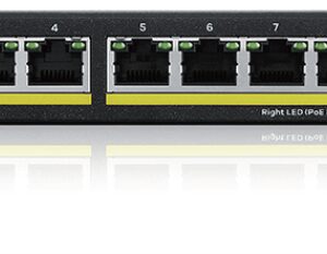 SWITCH ZYXEL GS1915-8EP 8-PORT GBE POECPNTSMART HYBRID MODE SWITCH