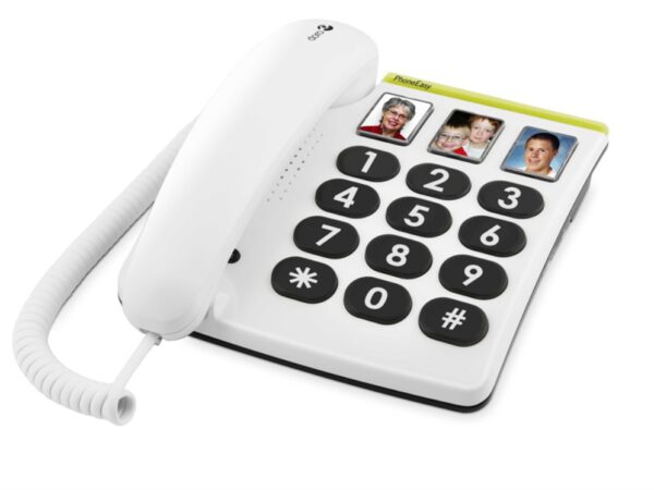TELEFONO FIJO DORO PHONE EASY 331PH 1 BLANCO