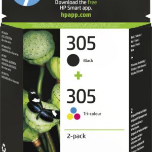 TINTA HP 305 PACK COLOR NEGRO