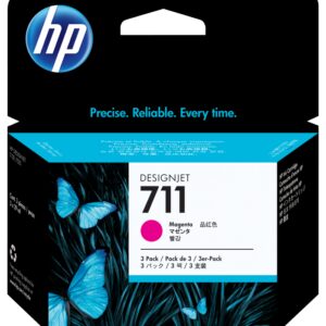 TINTA HP 711 MAGENTA PACK 3