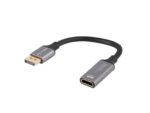 ADAPTADOR LANBERG 8K DISPLAYPORT MACHO/HDMI HEMBRA 20CM