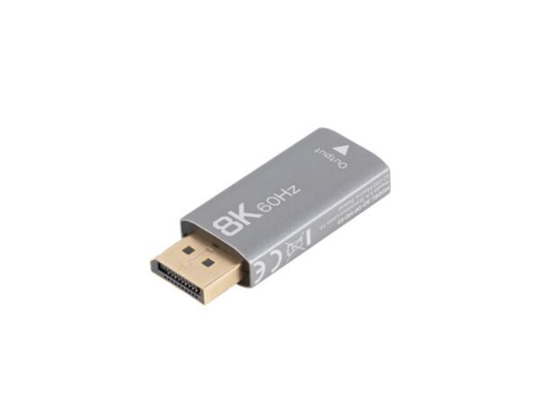ADAPTADOR LANBERG 8K DISPLAYPORT MACHO/HDMI HEMBRA
