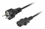 CABLE DE ALIMENTACION LANBERG SCHUKO CEE 7/7 A IEC320 C13 1.8M RECTO