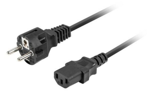 CABLE DE ALIMENTACION LANBERG SCHUKO CEE 7/7 A IEC320 C13 1.8M RECTO