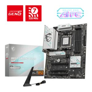 PLACA BASE MSI B850 GAMING PLUS WIFI PCI-E x16 Gen5, M.2 Gen5