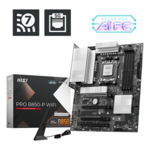 PLACA BASE MSI PRO B850-P WIFI PCI-E x16 Gen5, M.2 Gen5