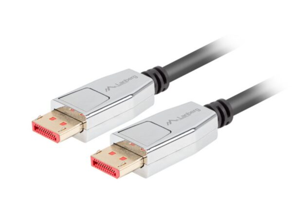 CABLE DISPLAYPORT LANBERG 20 PIN V1.4 8K 1M NEGRO