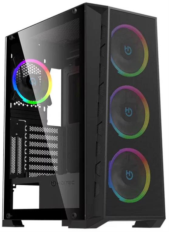 CAJA ATX HIDITEC MH12 METAL MESH ARGB USB 3.1 TYPE-C