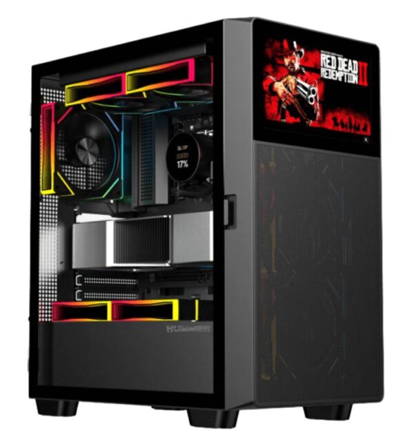 CAJA ATX NOX HUMMER BIOS PANTALLA LCD 8''