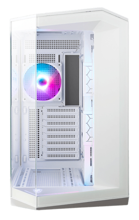 CAJA GAMING MSI MAG PANO 100R PZ M-ATX RGB WHITE