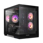 CAJA NOX HUMMER ASTRA NEO SEMITT ATX CRISTAL FRAMELESS NEGRO