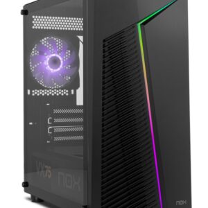 CAJA NOX INFINITY RGB M-ATX CHASSIS MINITORRE NEGRO