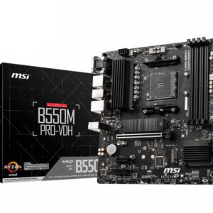 PLACA BASE MSI B550M PRO-VDH AM4 MATX 4XDDR4