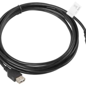 CABLE ALARGADOR LANBERG USB 2.0 MACHO HEMBRA 3M NEGRO