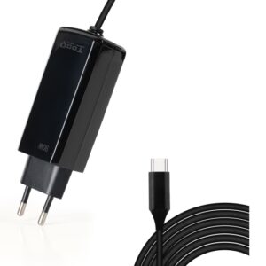 CARGADOR TOOQ PORTATIL GAN USB-C PD 90W CUBICO NEGRO