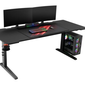 MESA GAMING GENESIS HOLM MODULAR 180 RGB NEGRO 180X75 CM