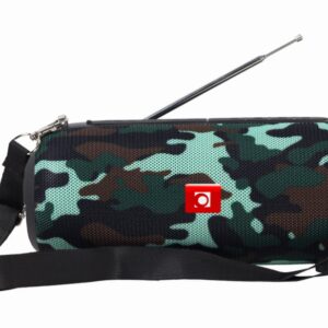 ALTAVOZ PORTATIL GEMBIRD SPK-BT-17-CM COM RADIO FM 2X5W RMS BLUETOOTH CAMUFLAJE