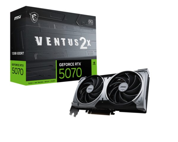 TARJETA GRAFICA MSI RTX 5070 12G VENTUS 2X OC
