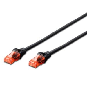 CABLE RED EWENT CAT 6 U/UTP 2M NEGRO