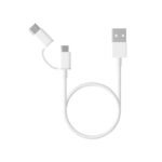 CABLE XIAOMI MI 2-IN-1 MICRO USB-C BLANCO 30CM