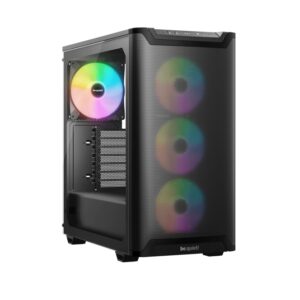 CAJA BEQUIET PURE BASE 501 LX 4XVENT 140 MM S/N NEGRO