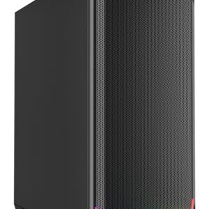 CAJA GAMING ATX SHARKOON AK4 2XVENT 120MM 3XUSB SN FUENTE NEGRO RGB STRIP