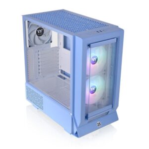 CAJA GAMING THERMALTAKE CERES 350 MX ATX 3XVENT 140 ARGB SN FUENTE HYDRANGEA