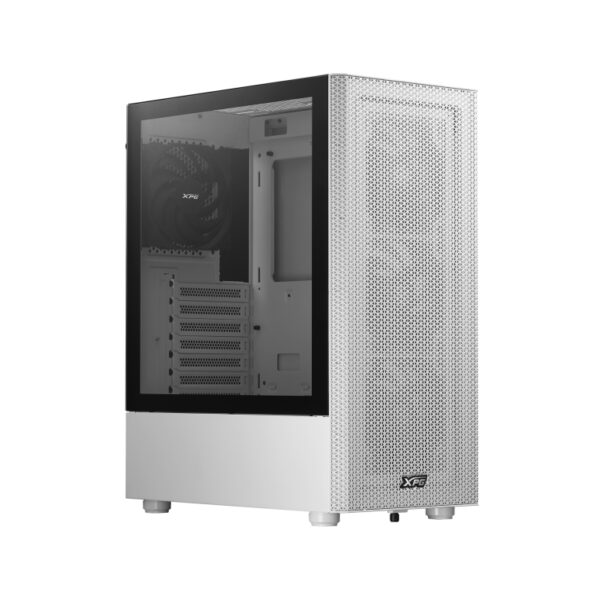 CAJA GAMING XPG MINI-ATX 4X120MM VENT WH SIN PSU