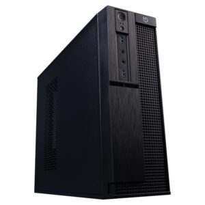 CAJA MATX HIDITEC SLIM SLM30 PSU 2x USB3.0 + CARD READER