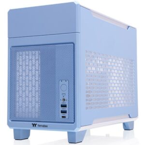 CAJA THERMALTAKE TR100 MINI-ITX USB 3.2 C x 1 USB 3.0 x 2 SN FUENTE AZUL