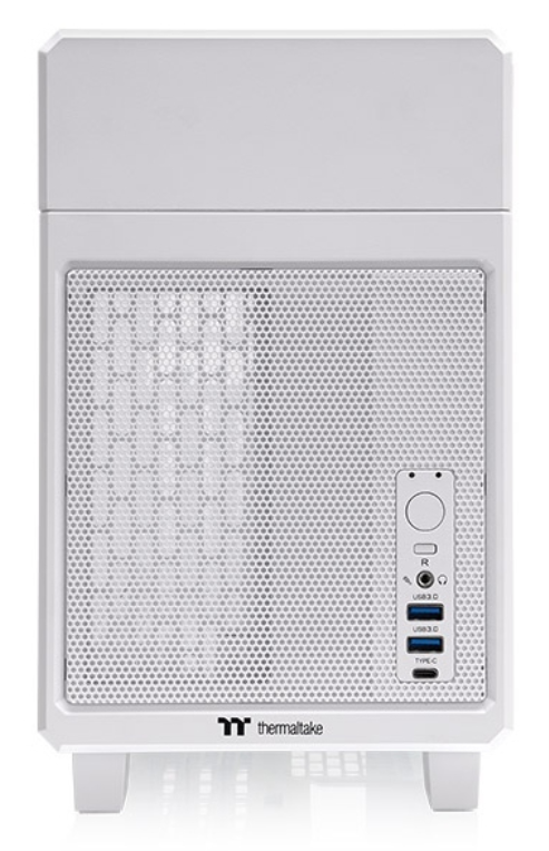 CAJA THERMALTAKE TR100 MINI-ITX USB 3.2 Type-C x 1 USB 3.0 x 2 SN FUENTE BLANCO