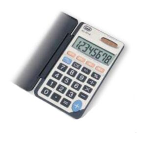 CALCULADORA TREVI EC 3718 8C POCKET ELECTRONIC CALCULATOR SILVER