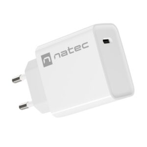 CARGADOR NATEC RIBERA 20W 1XUSB-C PD3.0 QC3.0 BLANCO