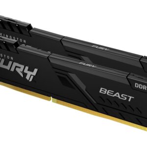 DDR4 KINGSTON 2X8GB 3600 FURY BEAST NEGRO