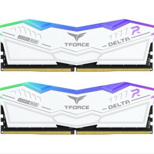 DDR5 TEAMGROUP T-FORCE DELTA RGB 16GB X2 6400 BLANCO