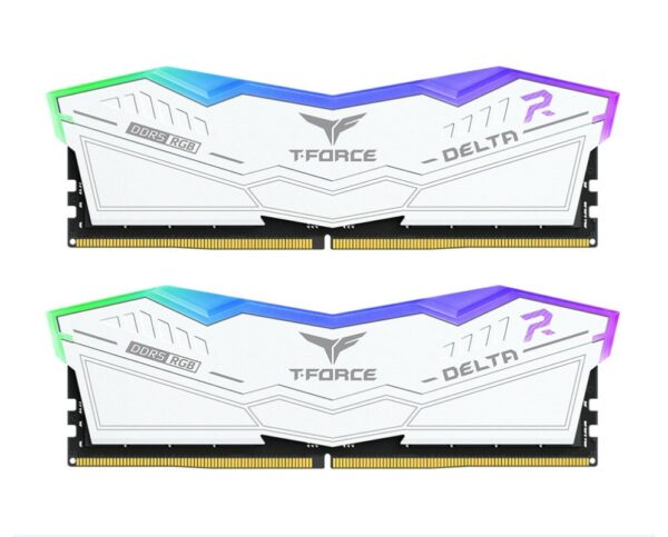 DDR5 TEAMGROUP T-FORCE DELTA RGB 16GB X2 6400 BLANCO