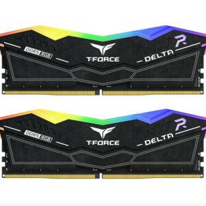 DDR5 TEAMGROUP T-FORCE DELTA RGB 16GB X2 6400 NEGRO