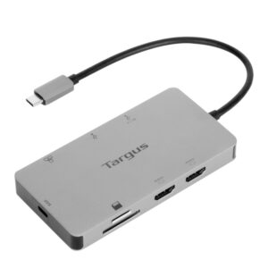 DOCKING STATION TARGUS TIPO C A HDMI 2.0 X2 USB-A X2 PLATA