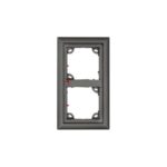 DOUBLE ON-WALL-HOUSING, DARK GREY