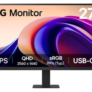 MONITOR LG 27U631A-B 27" QHD 5MS NEGRO HDMI USB-C VESA