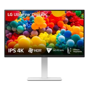 MONITOR LG 27US550-W 27" 4K UHD 5MS BLANCO HDMI X2 DP REGULABLE VESA