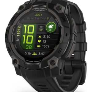 SMARTWATCH GARMIN INSTINCT 3 45MM AMOLED NEGRO CORREA NEGRA