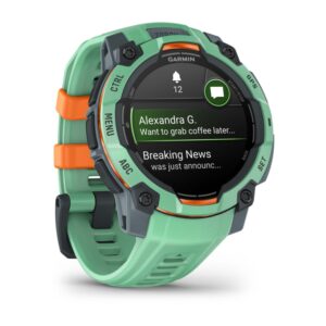 SMARTWATCH GARMIN INSTINCT 3 45MM AMOLED VERDE CORREA VERDE