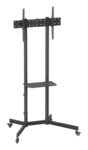 SOPORTE SUELO AISENS RUEDA BANDEJA DVD MONITOR/TV 45KG 37-70 NEGRO
